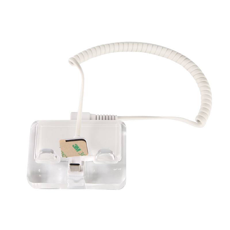 Acrylic vertical mobile phone alarm stand