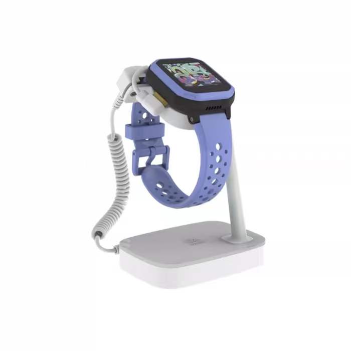 Smart watch security display holder with charging function